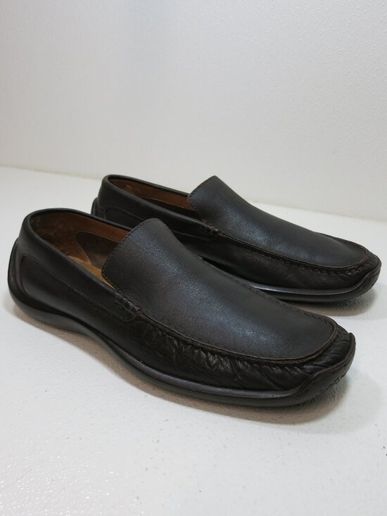 Banana Republic Handsewn Moccasin Leather Casual Comfort Footwear Shoes 11.5 D main image 4